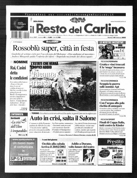 Il Resto del Carlino : giornale dell'Emilia